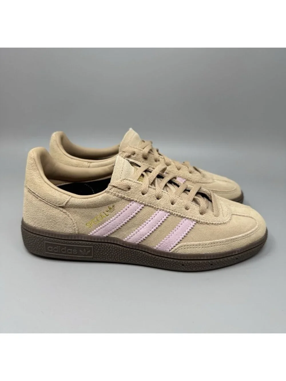 Adidas Womens Handball Spezial JI2651 Brown Casual Shoes Sneakers Size 7 - Picture 1 of 9